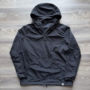 American Giant Black Windbreaker Jacket